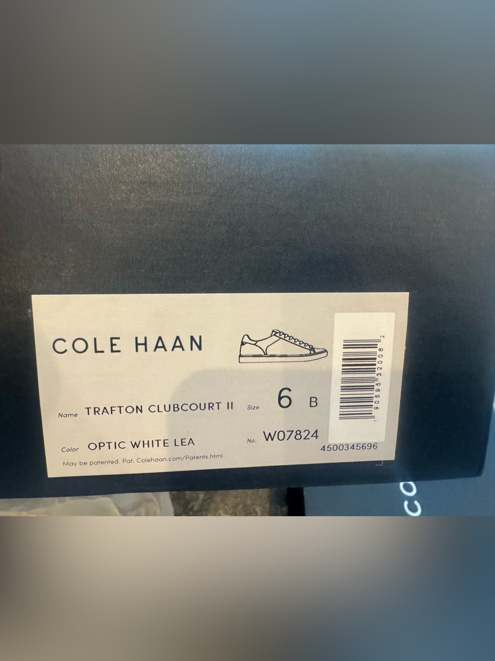 Cole Haan TRAFTON CLUBCOURT 11 sneakers white lea woman’s us size 6 B NEW in box - Picture 11 of 11
